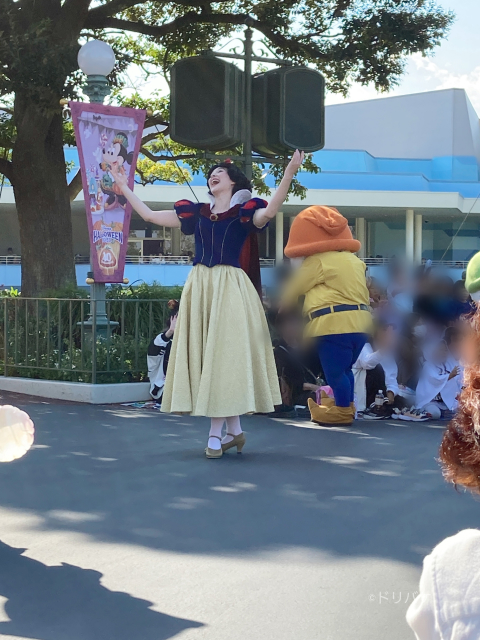 東京ディズニーランドディズニー・ハーモニー・イン・カラーの白雪姫と小人