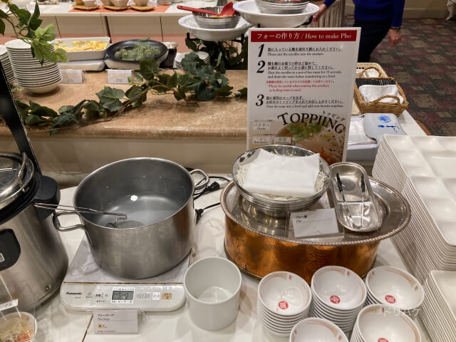 ホテルオークラ東京ベイ朝食
