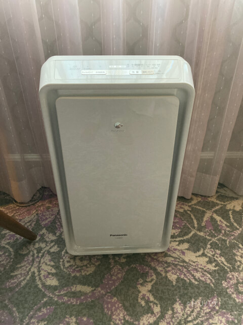 ホテルオークラ東京ベイデラックスルーム空気清浄機